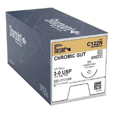 Gutrectomy / ANGST　専用 4-0 CHROMIC GUT 18