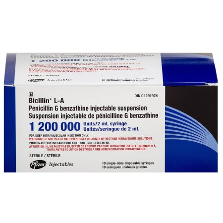 Penicillin ヒマワリ Bicillin® L-A Penicillin G Benzathine 1.2 | Pfizer USPG